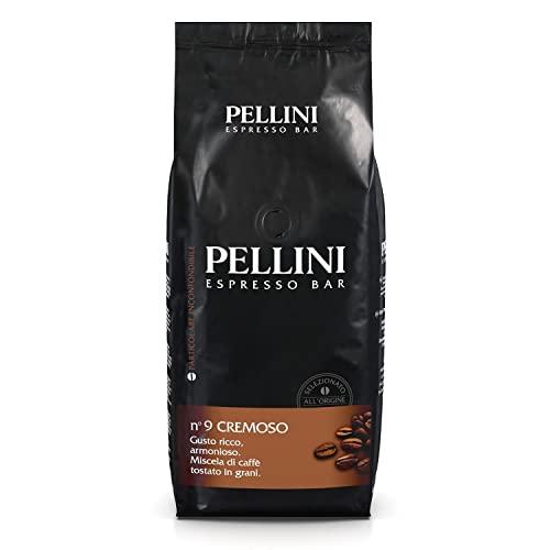 Pellini Espresso Bar, Caffè In Grani, N.9 Cremoso, ?13 x 7.5 x 24 cm 1 Kg