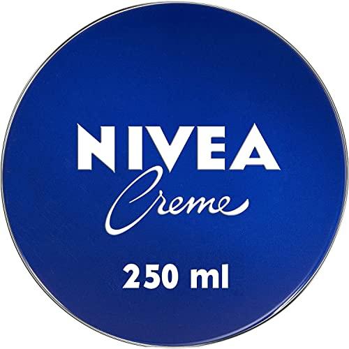 NIVEA Creme Crema multiuso classica in confezione da 4 x 250ml, Crema nutriente a base di Eucerit, Crema bambini e adulti dermatologicamente testata
