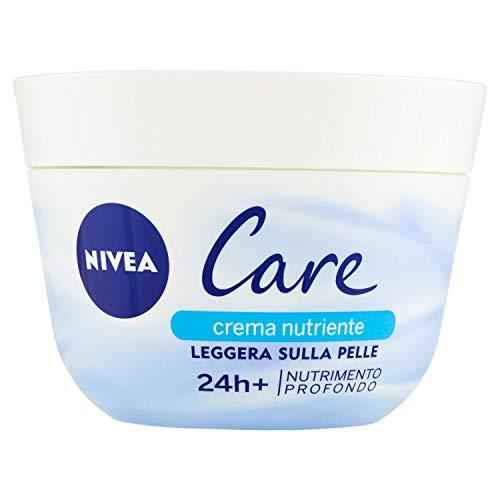 NIVEA Care Maxi Nutrimento Profondo Crema nutriente leggera per viso, mani e corpo in confezione da 400 ml, formula idratante con Microsfere di Cera ad Idrodispersione