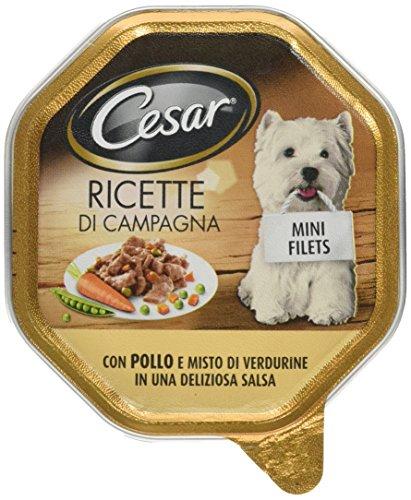 Cesar Cibo con Pollo e Misto Verdurine per Cani, 150g